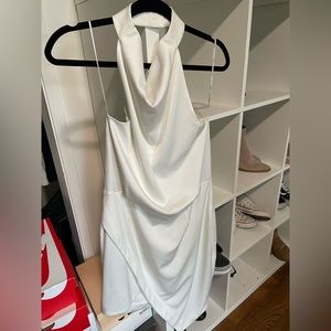 White Elliatt halter dress